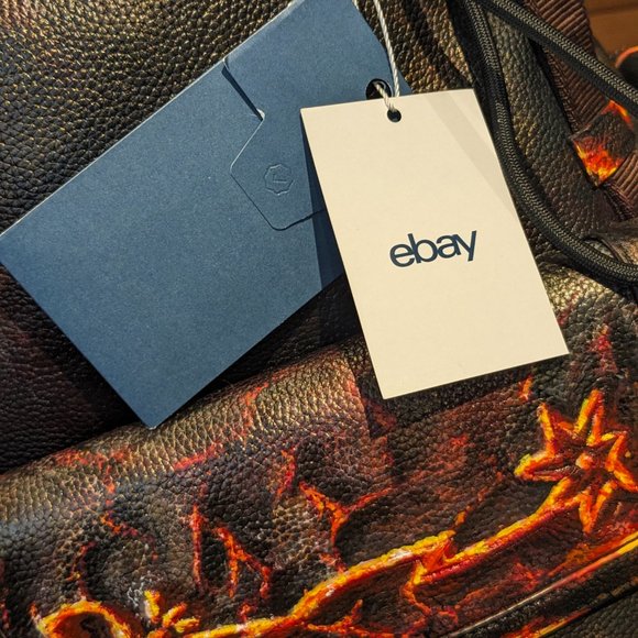 NWT AUTH HIT THE ROAD MENS BACKPACK CACTUS JACK X DIOR LEATHER LARGE DEADSTOCK - Picture 14 of 16